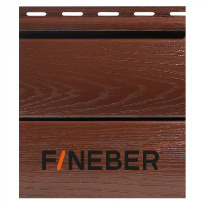 Сайдинг FineBer BlockHouse Extra Acrylic Могано