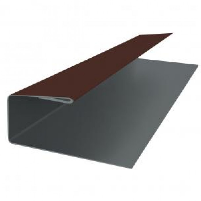 J-профиль 18мм Satin Grand Line 0,5 сталь RAL8017 2м