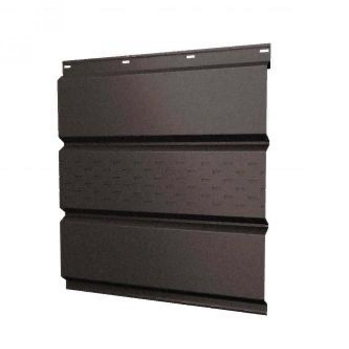 Софит с центральной перфорацией Grand Line Satin 0,5 сталь RR32- 3х0,357м