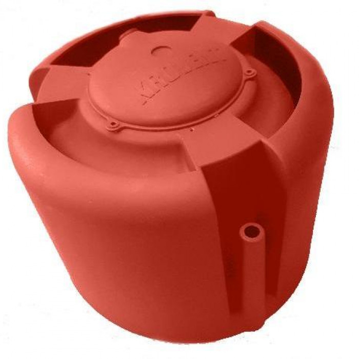 Krovent HupCap H колпак на трубу кровельный красный (RAL 3009)