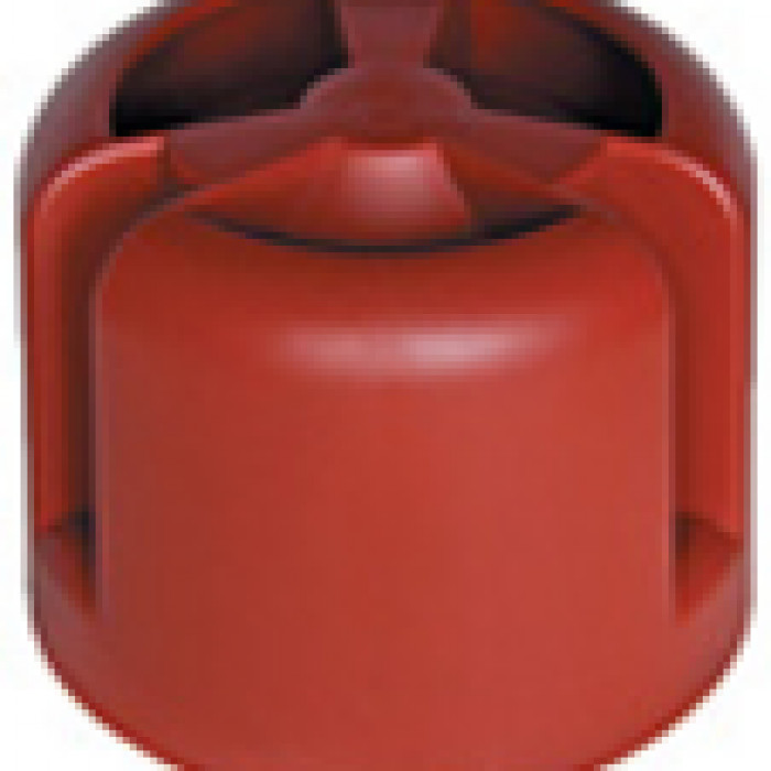 Krovent HupCap колпак на трубу кровельный красный (RAL 3009)